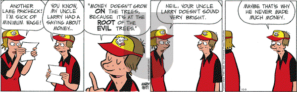 Lucky Cow on Thursday October 9, 2003 Comic Strip