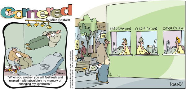 Cornered on Sunday November 4, 2012 Comic Strip