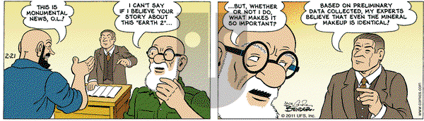 Alley Oop on Monday February 21, 2011 Comic Strip