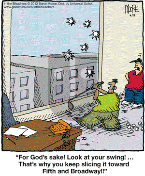 In the Bleachers on Tuesday June 19, 2012 Comic Strip