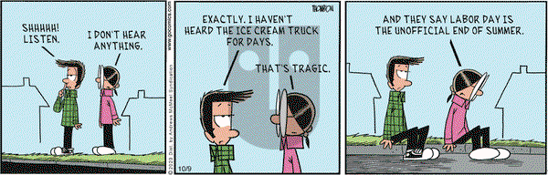 Grand Avenue on Monday October 9, 2023 Comic Strip