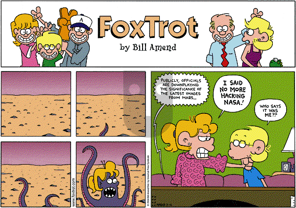 FoxTrot on Sunday February 15, 2004 Comic Strip