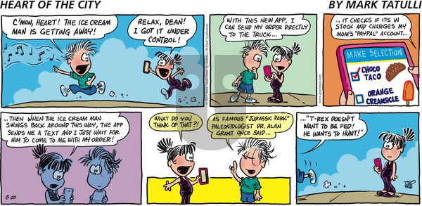 Heart of the City on Sunday August 20, 2017 Comic Strip