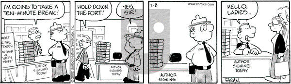 Drabble on Friday February 8, 2002 Comic Strip