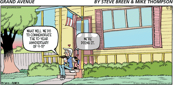 Grand Avenue on Sunday September 11, 2011 Comic Strip