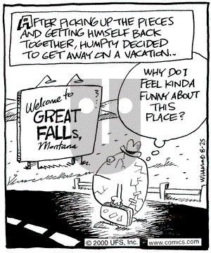 Reality Check on Friday August 25, 2000 Comic Strip