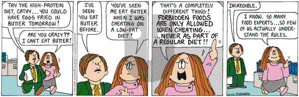 Cathy Classics on Tuesday February 29, 2000 Comic Strip