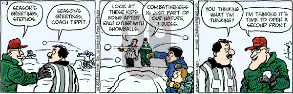 Cleats - Thursday January 3, 2002 Comic Strip