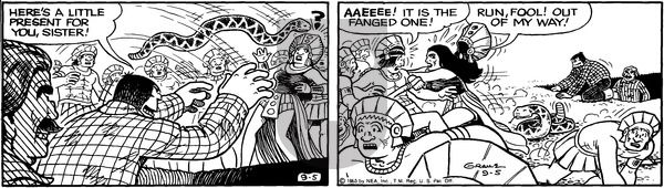 Alley Oop on Friday September 5, 1980 Comic Strip
