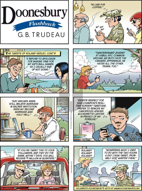 Doonesbury on Sunday November 28, 2010 Comic Strip