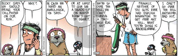 Get Fuzzy on Wednesday June 19, 2013 Comic Strip