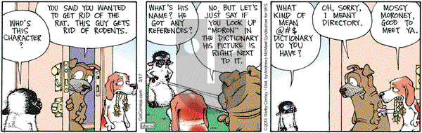 Get Fuzzy on Monday March 17, 2025 Comic Strip