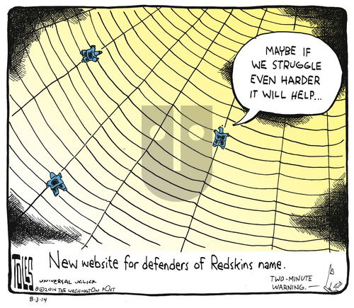 Tom Toles on Sunday August 3, 2014 Comic Strip
