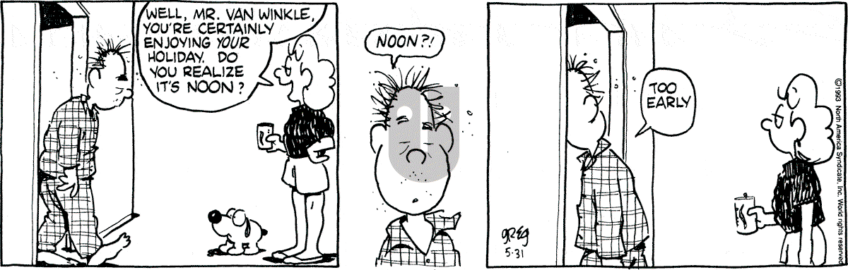 Luann - Monday May 31, 1993 Comic Strip
