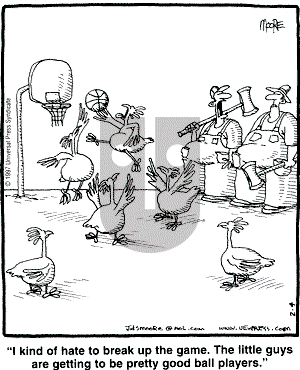 In the Bleachers - Tuesday February 4, 1997 Comic Strip
