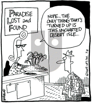 Reality Check on Saturday October 25, 2003 Comic Strip