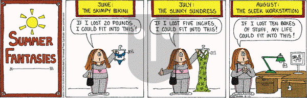 Cathy Classics on Monday August 12, 2002 Comic Strip