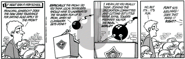 Doonesbury on Saturday March 4, 1995 Comic Strip