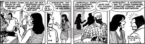 Alley Oop on Wednesday June 18, 1969 Comic Strip