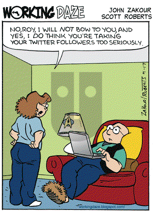 Working Daze on Friday April 17, 2009 Comic Strip