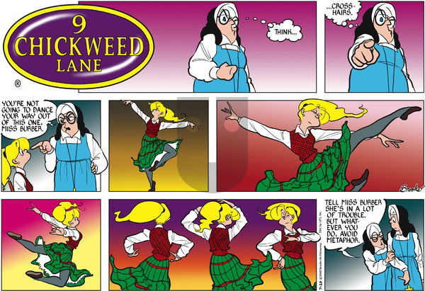 9 Chickweed Lane on Sunday July 20, 2003 Comic Strip