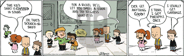 Wallace the Brave on Monday May 14, 2018 Comic Strip
