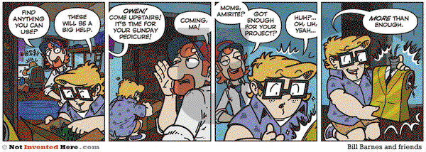 Not Invented Here - Tuesday November 17, 2020 Comic Strip