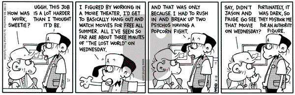 FoxTrot on Friday June 13, 1997 Comic Strip