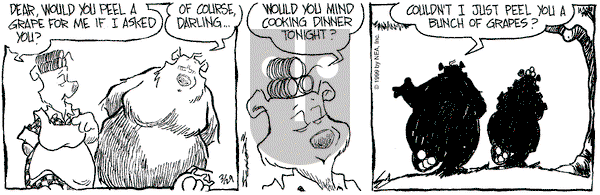 The Grizzwells on Monday March 29, 1999 Comic Strip