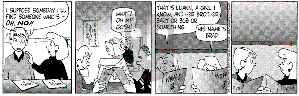Luann on Wednesday March 25, 1998 Comic Strip