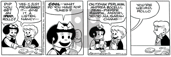 Nancy on Friday September 2, 2005 Comic Strip