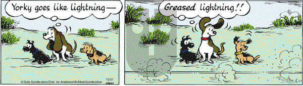 Fred Basset on Wednesday October 31, 2018 Comic Strip