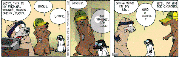 Get Fuzzy on Tuesday July 24, 2007 Comic Strip