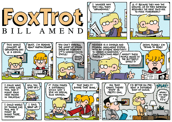 FoxTrot on Sunday February 2, 1997 Comic Strip