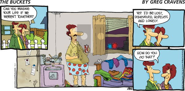 The Buckets on Sunday April 8, 2018 Comic Strip