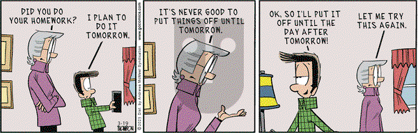 Grand Avenue on Wednesday March 19, 2025 Comic Strip