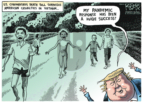 Rob Rogers on Friday May 1, 2020 Comic Strip