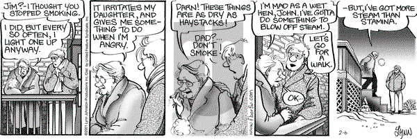 For Better or For Worse on Tuesday February 6, 2001 Comic Strip