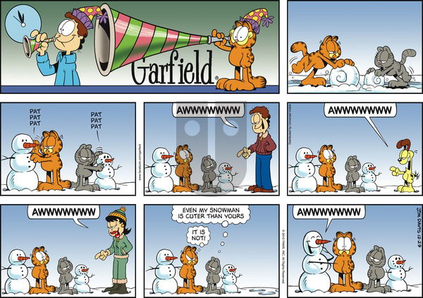 Garfield on Sunday December 29, 2013 Comic Strip