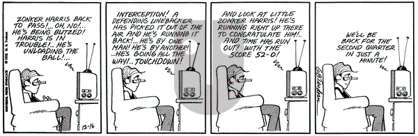 Doonesbury on Saturday December 16, 1972 Comic Strip