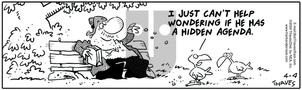 Frank and Ernest - Tuesday April 4, 2000 Comic Strip