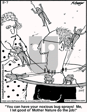 Close to Home - Wednesday August 7, 2002 Comic Strip