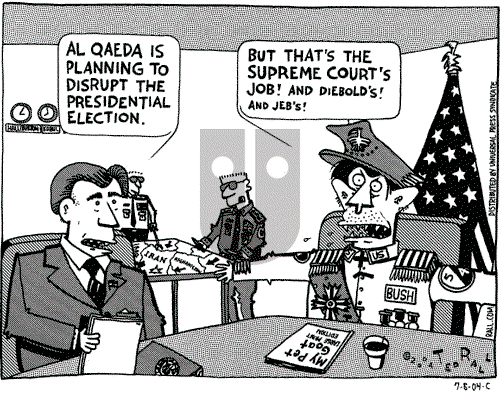 Ted Rall on Monday July 12, 2004 Comic Strip