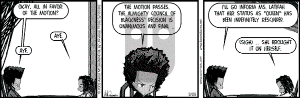 The Boondocks on Tuesday October 26, 2010 Comic Strip