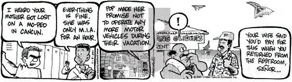 JumpStart on Monday November 5, 2001 Comic Strip
