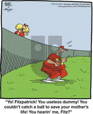 In the Bleachers on Friday May 19, 2017 Comic Strip