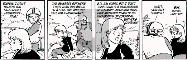 Doonesbury on Saturday February 6, 1988 Comic Strip