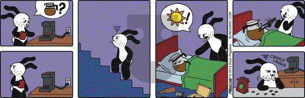 Buni on Monday October 6, 2014 Comic Strip