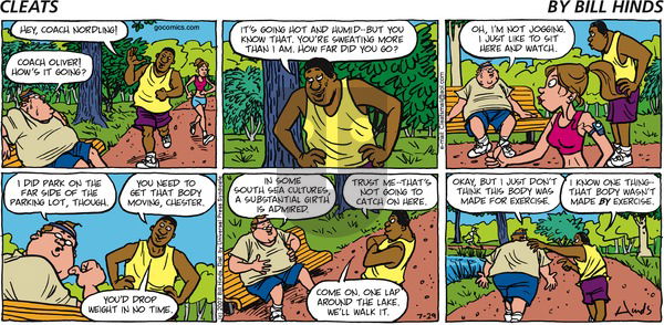 Cleats on 2025-07-07 Comic Strip