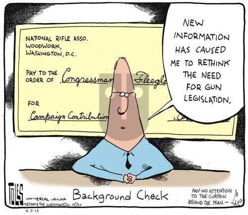 Tom Toles on Sunday April 7, 2013 Comic Strip